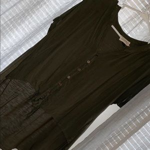 High-low green t shirt